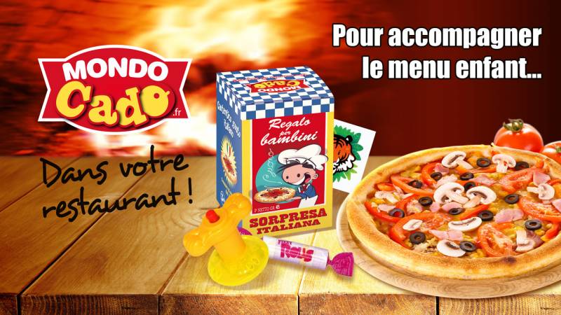 Mondo Cado : La Surprise Idéale pour les Enfants dans les Pizzerias et les Restaurants